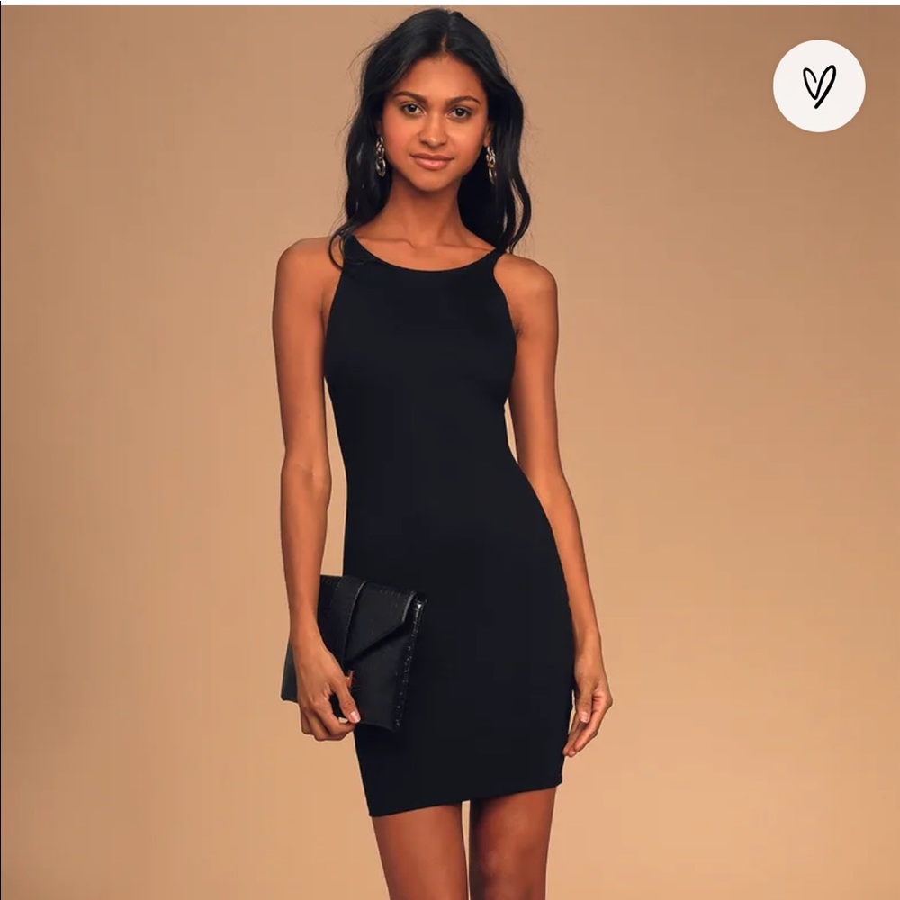 Lulus Black Body con dress